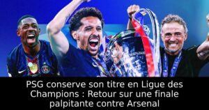 PSG conserve son titre en Ligue des Champions : Retour sur une finale palpitante contre Arsenal