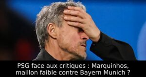 PSG face aux critiques : Marquinhos, maillon faible contre Bayern Munich ?