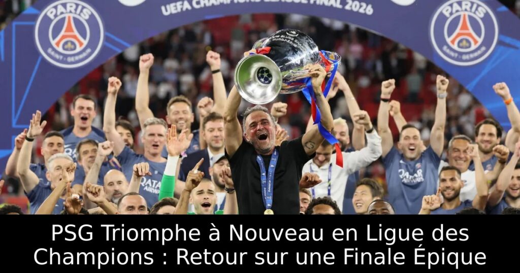 PSG Triomphe à Nouveau en Ligue des Champions : Retour sur une Finale Épique