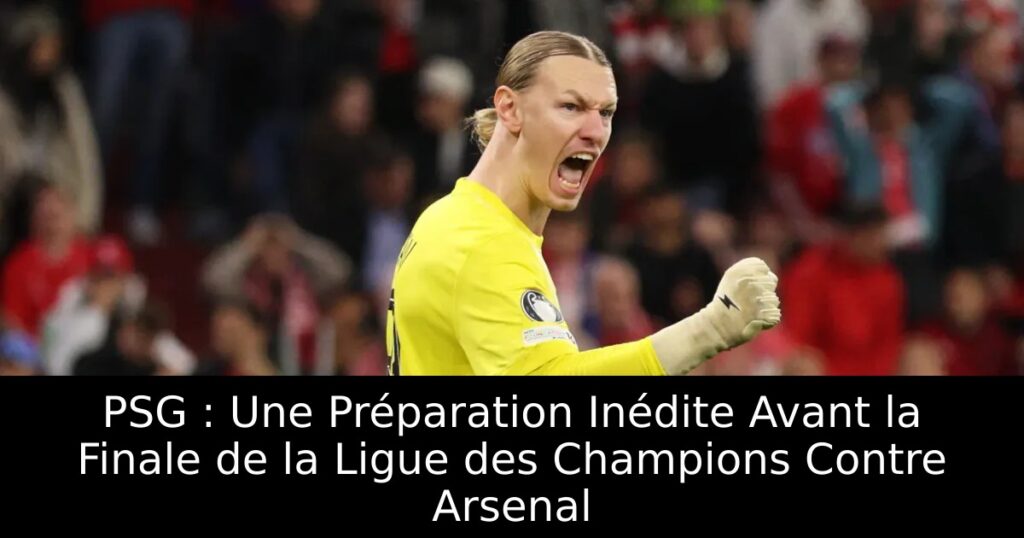 PSG : Une Préparation Inédite Avant la Finale de la Ligue des Champions Contre Arsenal