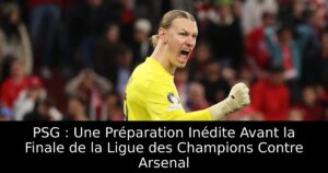 PSG : Une Préparation Inédite Avant la Finale de la Ligue des Champions Contre Arsenal