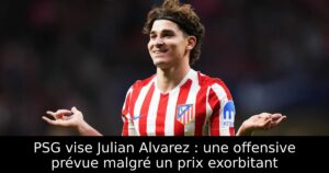 PSG vise Julian Alvarez : une offensive prévue malgré un prix exorbitant