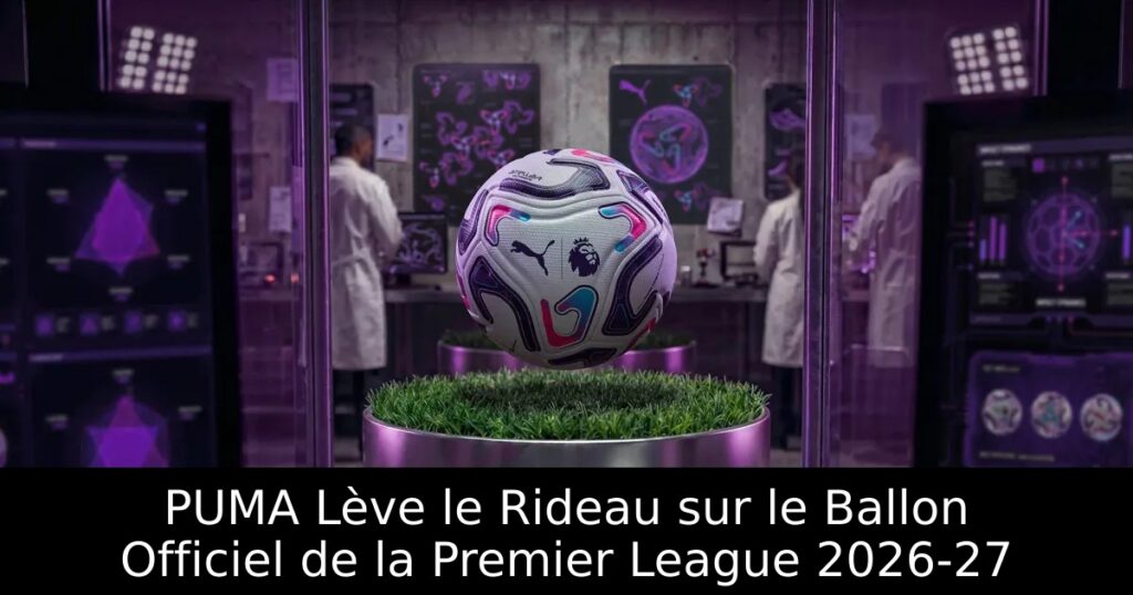 PUMA Lève le Rideau sur le Ballon Officiel de la Premier League 2026-27