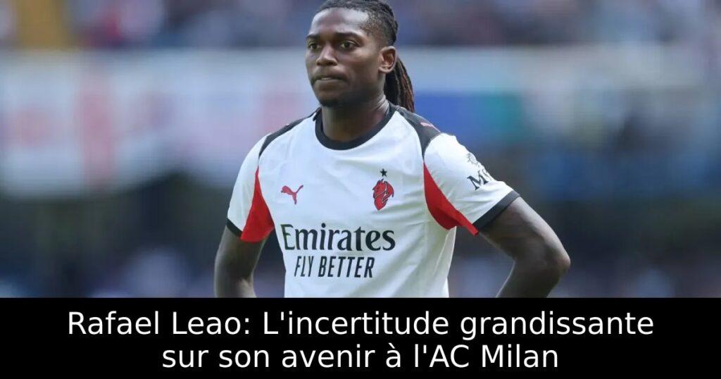 Rafael Leao: L&rsquo;incertitude grandissante sur son avenir à l&rsquo;AC Milan