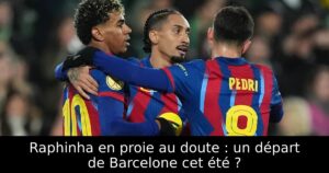 Raphinha en proie au doute : un départ de Barcelone cet été ?