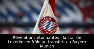 Révélations étonnantes : la star de Leverkusen frôle un transfert au Bayern Munich