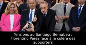 Tensions au Santiago Bernabeu : Florentino Perez face à la colère des supporters