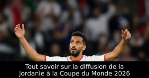 Tout savoir sur la diffusion de la Jordanie à la Coupe du Monde 2026