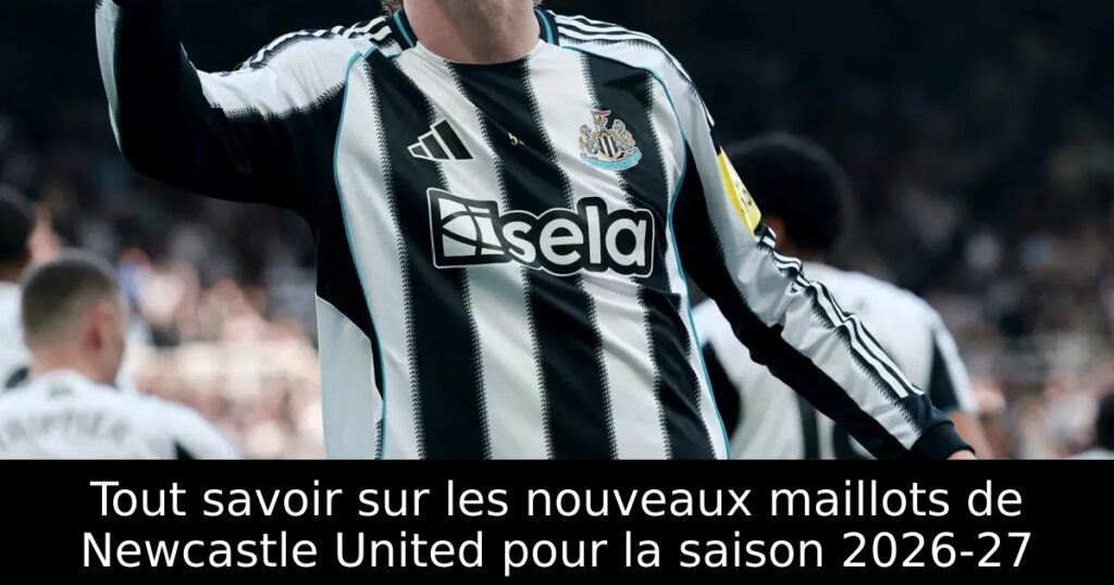 Tout savoir sur les nouveaux maillots de Newcastle United pour la saison 2026-27