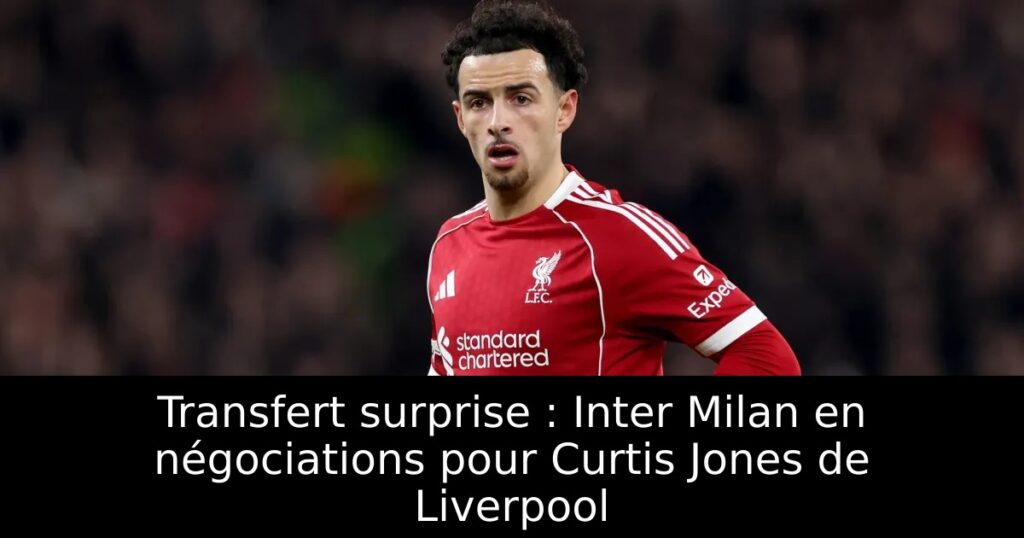 Transfert surprise : Inter Milan en négociations pour Curtis Jones de Liverpool