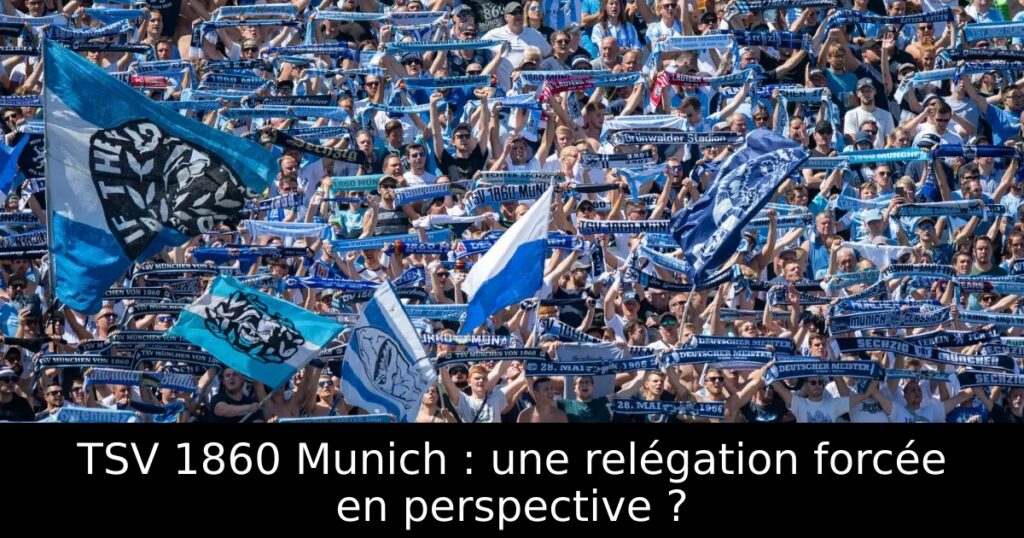 TSV 1860 Munich : une relégation forcée en perspective ?