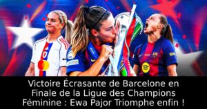 Victoire Écrasante de Barcelone en Finale de la Ligue des Champions Féminine : Ewa Pajor Triomphe enfin !