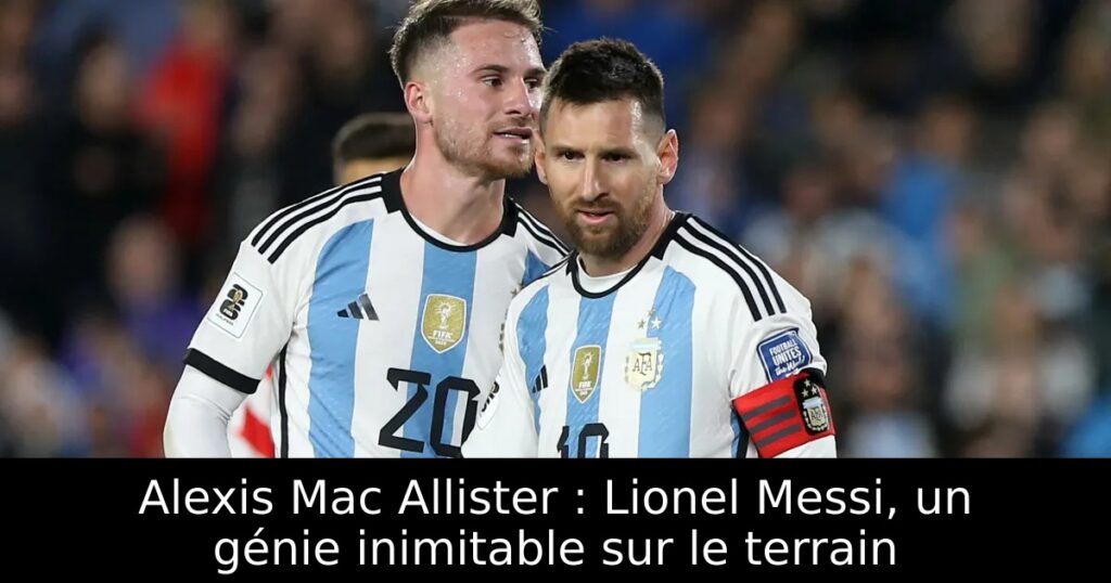 Alexis Mac Allister : Lionel Messi, un génie inimitable sur le terrain