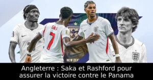 Angleterre : Saka et Rashford pour assurer la victoire contre le Panama