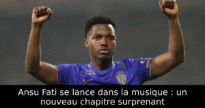 Ansu Fati se lance dans la musique : un nouveau chapitre surprenant