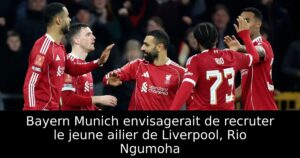 Bayern Munich envisagerait de recruter le jeune ailier de Liverpool, Rio Ngumoha