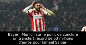 Bayern Munich sur le point de conclure un transfert record de 53 millions d&rsquo;euros pour Ismael Saibari
