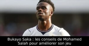Bukayo Saka : les conseils de Mohamed Salah pour améliorer son jeu
