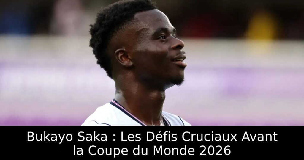 Bukayo Saka : Les Défis Cruciaux Avant la Coupe du Monde 2026