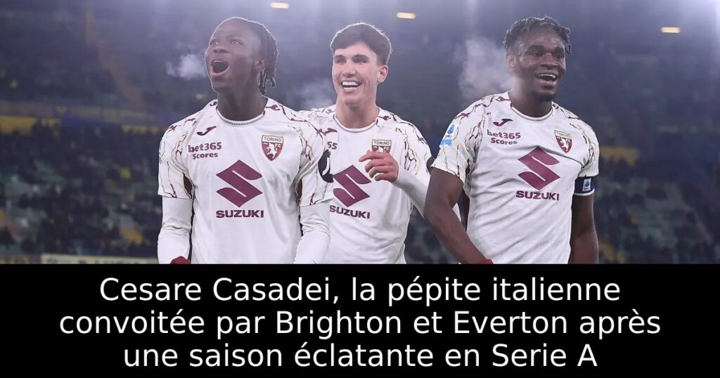 Cesare Casadei, la pépite italienne convoitée par Brighton et Everton après une saison éclatante en Serie A