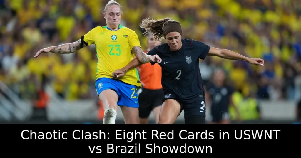 Chaotic Clash: Eight Red Cards in USWNT vs Brazil Showdown