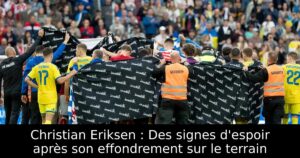 Christian Eriksen : Des signes d&rsquo;espoir après son effondrement sur le terrain