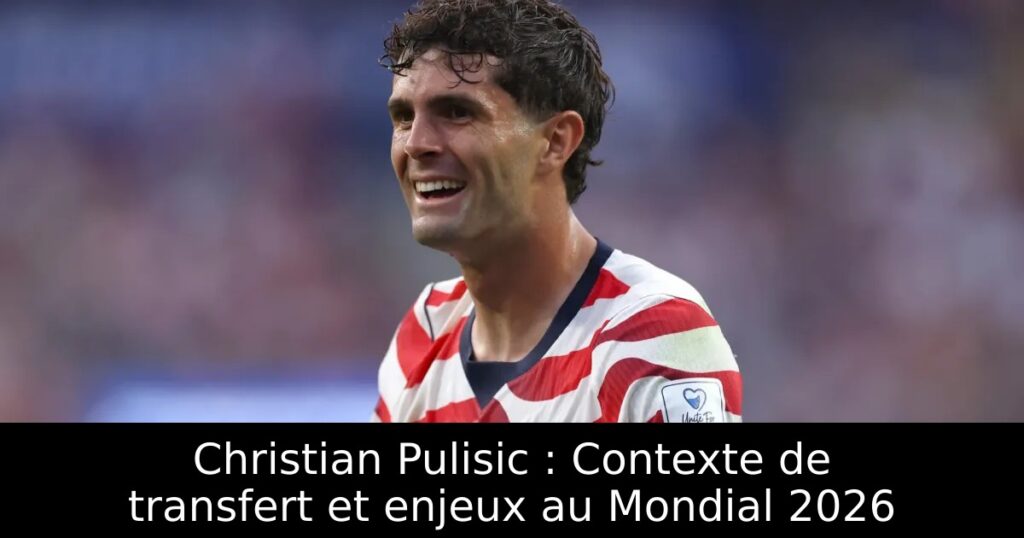 Christian Pulisic : Contexte de transfert et enjeux au Mondial 2026