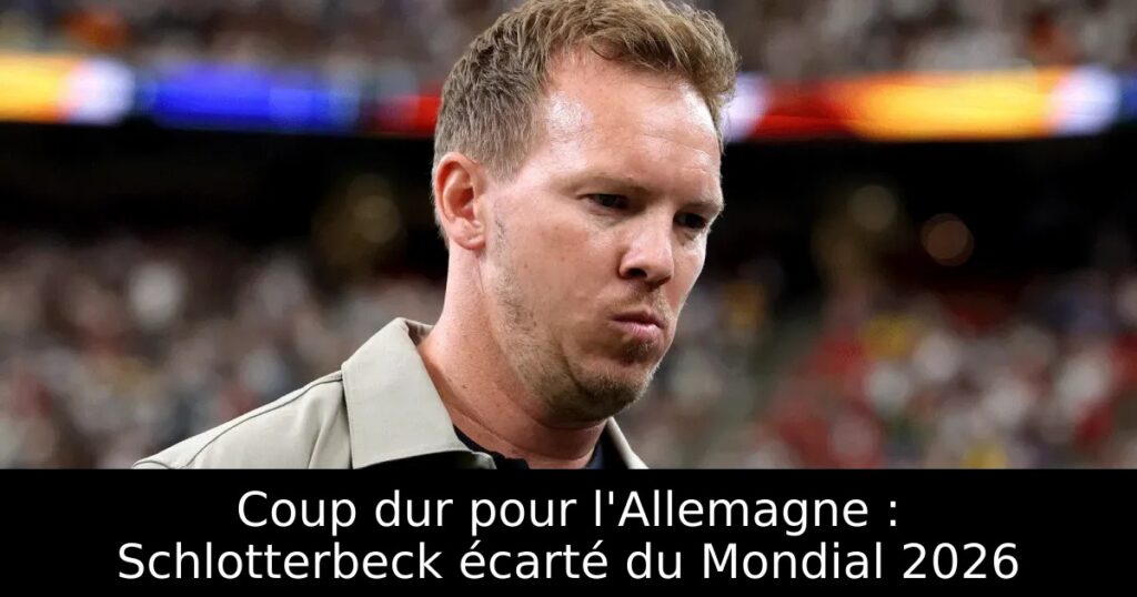 Coup dur pour l&rsquo;Allemagne : Schlotterbeck écarté du Mondial 2026