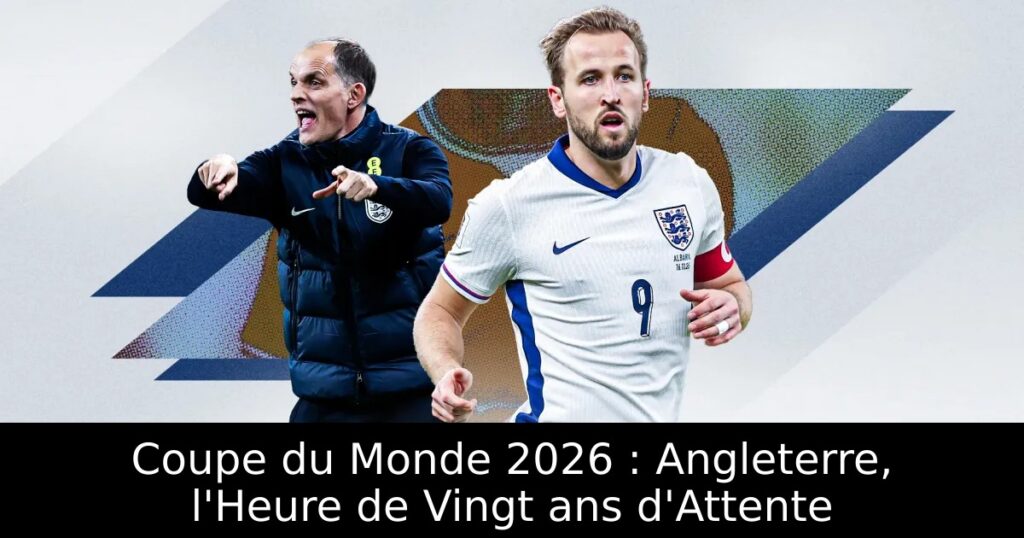 Coupe du Monde 2026 : Angleterre, l&rsquo;Heure de Vingt ans d&rsquo;Attente