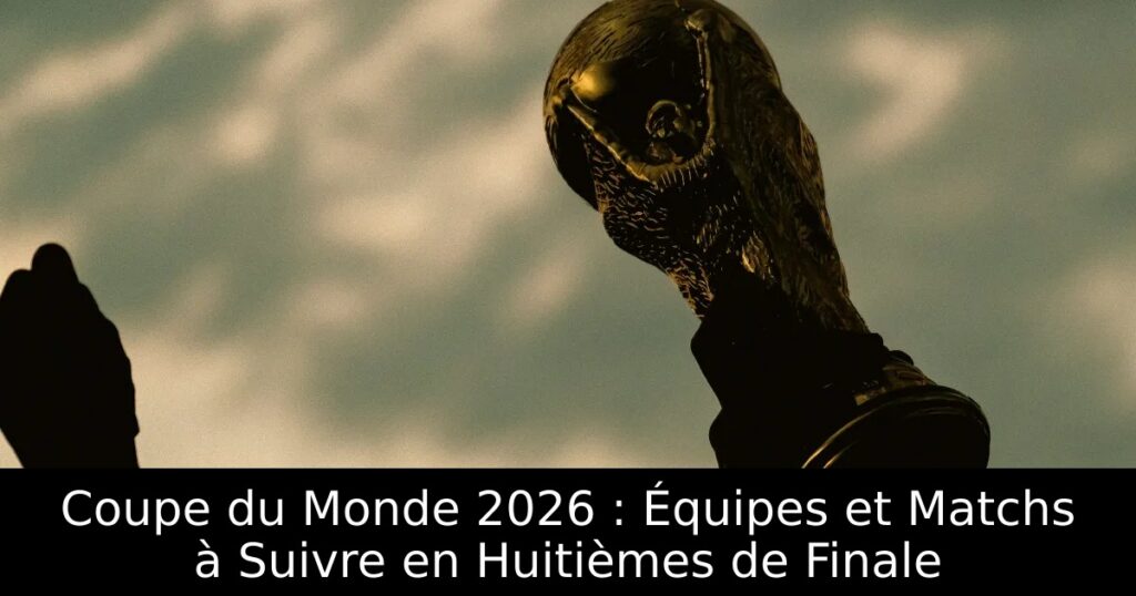 Coupe du Monde 2026 : Équipes et Matchs à Suivre en Huitièmes de Finale