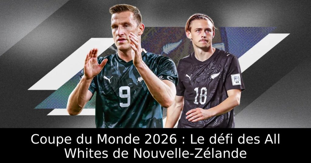 Coupe du Monde 2026 : Le défi des All Whites de Nouvelle-Zélande