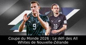 Coupe du Monde 2026 : Le défi des All Whites de Nouvelle-Zélande