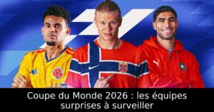 Coupe du Monde 2026 : les équipes surprises à surveiller