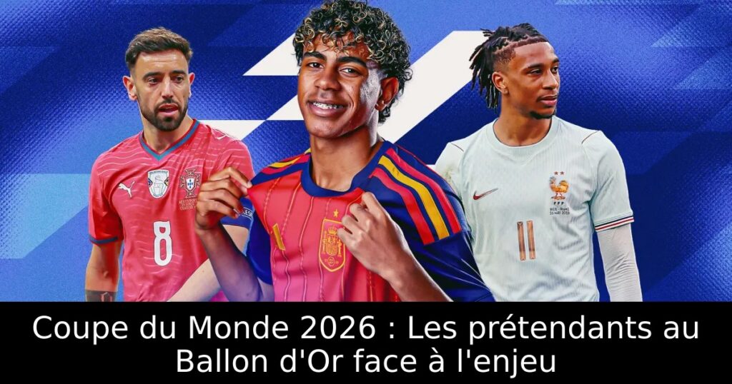 Coupe du Monde 2026 : Les prétendants au Ballon d&rsquo;Or face à l&rsquo;enjeu