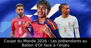 Coupe du Monde 2026 : Les prétendants au Ballon d&rsquo;Or face à l&rsquo;enjeu