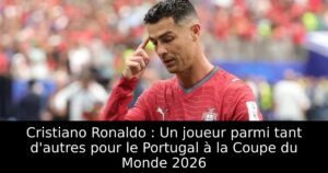 Cristiano Ronaldo : Un joueur parmi tant d&rsquo;autres pour le Portugal à la Coupe du Monde 2026