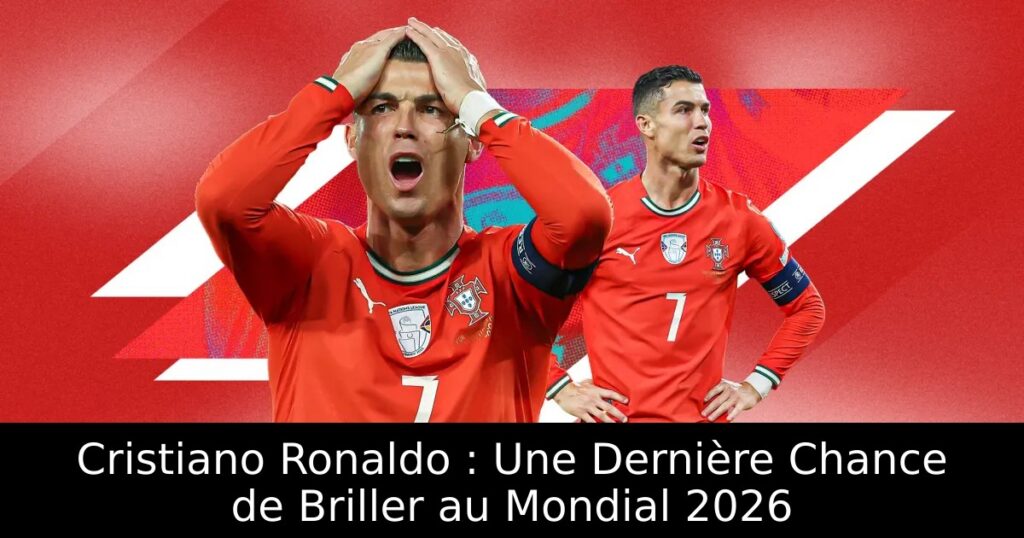 Cristiano Ronaldo : Une Dernière Chance de Briller au Mondial 2026
