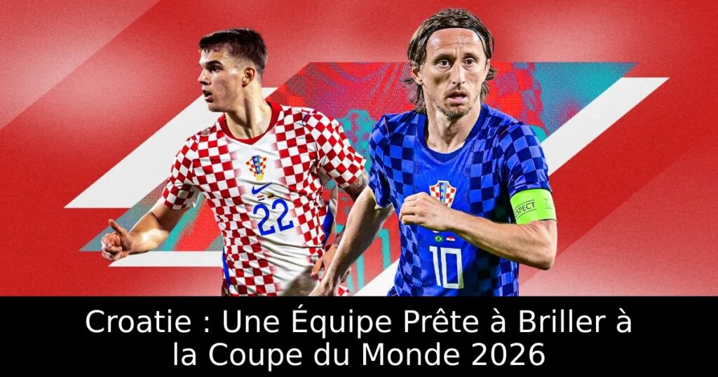 Croatie : Une Équipe Prête à Briller à la Coupe du Monde 2026