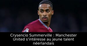 Crysencio Summerville : Manchester United s&rsquo;intéresse au jeune talent néerlandais