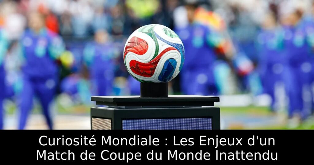 Curiosité Mondiale : Les Enjeux d&rsquo;un Match de Coupe du Monde Inattendu
