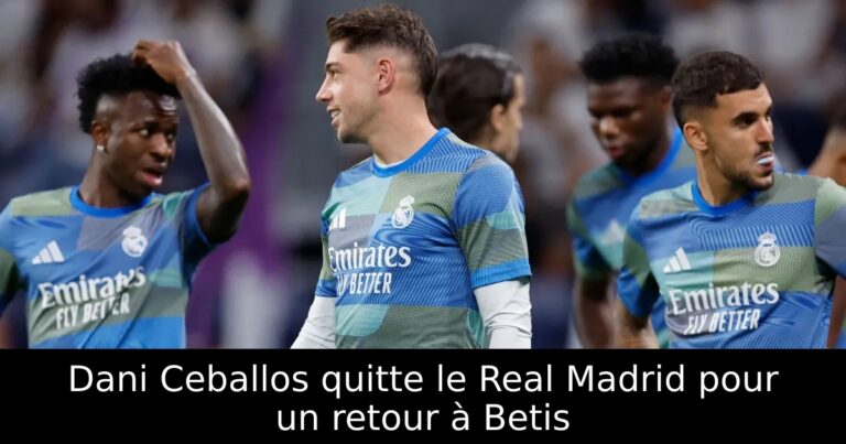 Dani Ceballos quitte le Real Madrid pour un retour à Betis