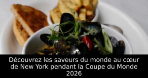 Découvrez les saveurs du monde au cœur de New York pendant la Coupe du Monde 2026