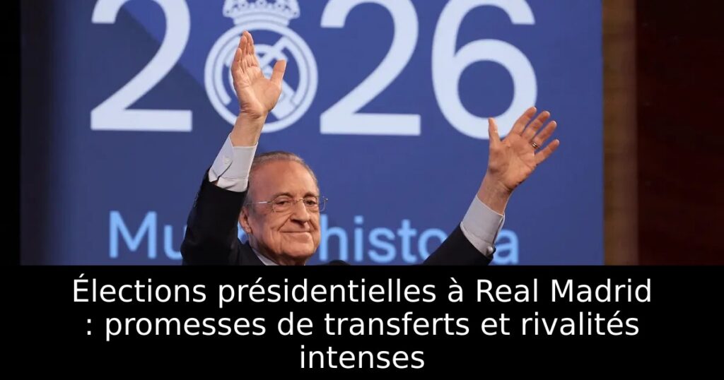 Élections présidentielles à Real Madrid : promesses de transferts et rivalités intenses