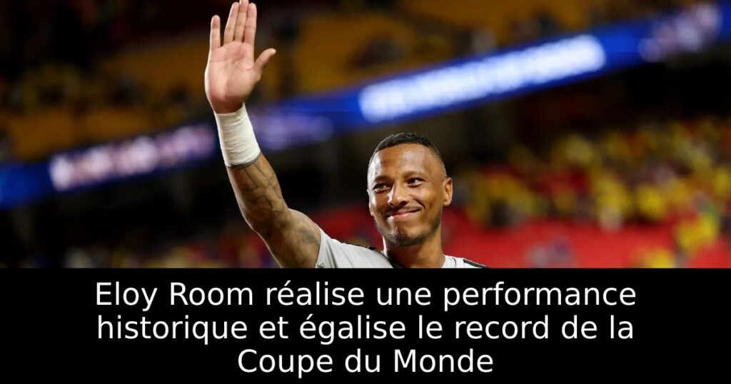 Eloy Room réalise une performance historique et égalise le record de la Coupe du Monde