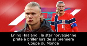 Erling Haaland : la star norvégienne prête à briller lors de sa première Coupe du Monde