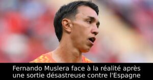 Fernando Muslera face à la réalité après une sortie désastreuse contre l&rsquo;Espagne