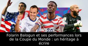 Folarin Balogun et ses performances lors de la Coupe du Monde : un héritage à écrire