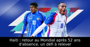 Haiti : retour au Mondial après 52 ans d&rsquo;absence, un défi à relever