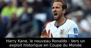 Harry Kane, le nouveau Ronaldo : Vers un exploit historique en Coupe du Monde