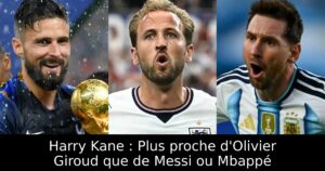 Harry Kane : Plus proche d&rsquo;Olivier Giroud que de Messi ou Mbappé